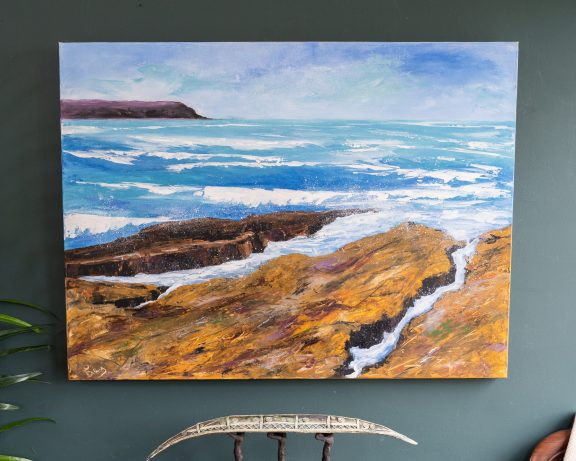 Pauline Dunleavy Irish artist Irish art Wild Atlantic Way Seascape landscape painting Gallery online Kilbaha Gallery Interiors Irish art