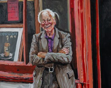 Una Heaton portait seascape oil paintinfor Kilbaha Gallery Irish art online original work Kilbaha Gallery Wild Atlantic Way Lahinch