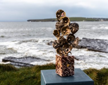oyster shells Bronze by Arturas For Kilbaha Gallery Irish art, fine art, interiors, bronze sculpture, gift, Ireland, art online