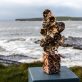 oyster shells Bronze by Arturas For Kilbaha Gallery Irish art, fine art, interiors, bronze sculpture, gift, Ireland, art online