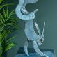 Seamus Connolly Irish art sculpture sculptor Ireland bronze hare original art stylised Irish gift contemporary art interiors