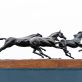 Siobhan Bulfin Bronze race horses sculpture equestrian equine interiors Irish bronze horse