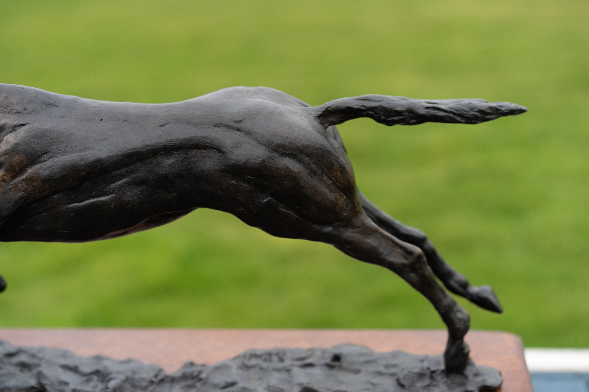 Siobhan Bulfin Bronze race horses sculpture equestrian equine interiors Irish bronze horse