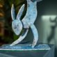 Seamus Connolly bronze hare Irish art interiors gift online kilbaha gallery
