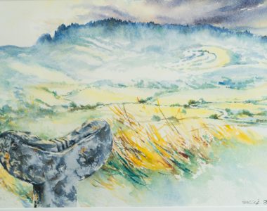 Phill Brennan Kilbaha Gallery Irish Art and Interiors Tau Cross Killinaboy original watercolour painting gift interiors art ireland