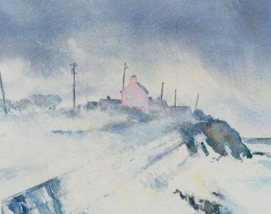 Phill Brennan Kilbaha Gallery Irish Art and Interiors Clogher Head Quilty original watercolour painting gift interiors art ireland