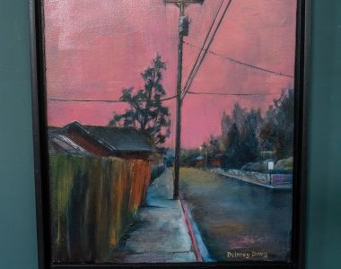Delaney Davis Pink Sky Irish Art Interiors oil painting original work artist Irish interiors