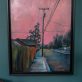 Delaney Davis Pink Sky Irish Art Interiors oil painting original work artist Irish interiors