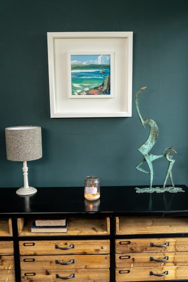 Georges Head Kilkee David Coyne WAW Irish contemporary art palette knife oil on board framed painting gift interiors Irish art original