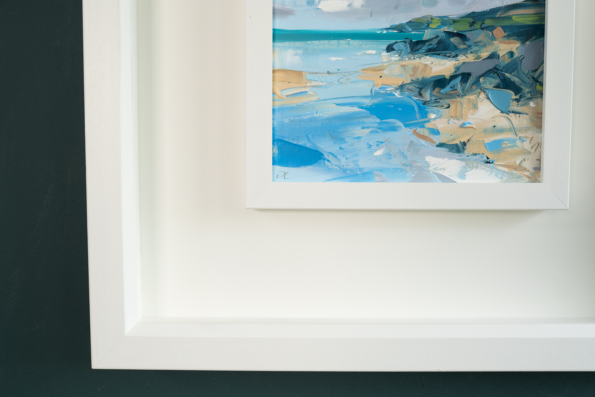 Scenic Route Around Every Corner Glendalough David Coyne Irish contemporary artist painting oils wild atlantic way Kilbaha Gallery art interiors gift
