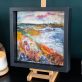 Pauline Dunleavy - oil and wax Kilbaha Gallery Ireland's contemporary art gallery on the WIld Atlantic Way West of Ireland Interiors Original Art Irish gifts design decor