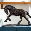 Siobhan Bulfin Bronze Galloping Working Horse large equestrian bronze statue equine statue horses horse racing hri Ireland WAW Kilbaha Gallery