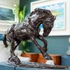 Siobhan Bulfin Bronze Galloping Working Horse large equestrian bronze statue equine statue horses horse racing hri Ireland WAW Kilbaha Gallery