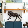Siobhan Bulfin Bronze Galloping Working Horse large equestrian bronze statue equine statue horses horse racing hri Ireland WAW Kilbaha Gallery