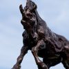 Siobhan Bulfin Bronze Galloping Working Horse large equestrian bronze statue equine statue horses horse racing hri Ireland WAW Kilbaha Gallery