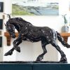Siobhan Bulfin Bronze Galloping Working Horse large equestrian bronze statue equine statue horses horse racing hri Ireland WAW Kilbaha Gallery