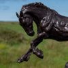 Siobhan Bulfin Bronze Galloping Working Horse large equestrian bronze statue equine statue horses horse racing hri Ireland WAW Kilbaha Gallery