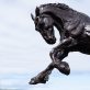 Siobhan Bulfin Bronze Galloping Working Horse large equestrian bronze statue equine statue horses horse racing hri Ireland WAW Kilbaha Gallery