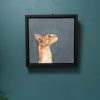 Heidi Wickham orange cat Irish artist contemporary art painting framed Ireland Kilbaha Gallery animal art acrylics original work gift interiors