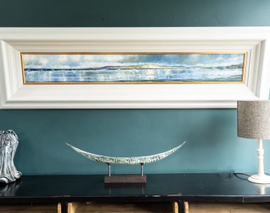 Mark Eldred Banna Beach Co Kerry painting contemporary art Irish art WAW Kilbaha Gallery seascape painting beach art gift interiors painting