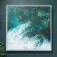 Gillian Murphy oil and cold wax original art Irish art Tempest SURF stormy seas seascape abstract art Irish art Interiors Colour Painting