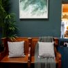 Gillian Murphy oil and cold wax original art Irish art Tempest SURF stormy seas seascape abstract art Irish art Interiors Colour Painting