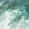 Gillian Murphy oil and cold wax original art Irish art Tempest SURF stormy seas seascape abstract art Irish art Interiors Colour Painting