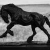 Siobhan Bulfin Bronze Galloping Working Horse large equestrian bronze statue equine statue horses horse racing hri Ireland WAW Kilbaha Gallery