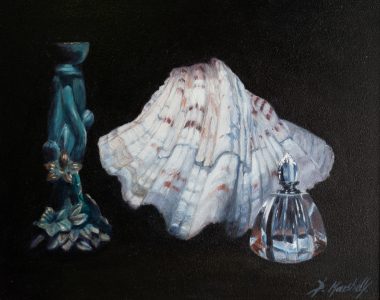 Diana Marshall Irish art original art Contemporary painting oil on canvas tea pot vintage enamel coffee pot bowl stainless steel Interiors Kitchen Decor Dining Space Art Kilbaha Gallery