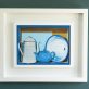 Diana Marshall Irish art original art Contemporary painting oil on canvas tea pot vintage enamel coffee pot bowl Interiors Kitchen Decor Dining Space Art Kilbaha Gallery