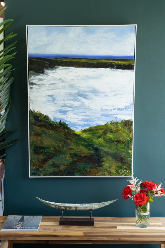 Pauline Dunleavy original art oil on canvas beautiful pieces of original art Irish art Kilbaha Gallery Irish gallery WAW interiors original work large art