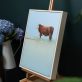 Sallyann Beirne Whole bull oil on canvas painting Irish art original art Kilbaha Gallery Collectable art contemporary interiors gift