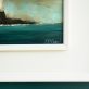 Shining Light 2023 by Padraig McCaul original oil on canvas farmhouse cottage moody sky Irish artist Kilbaha Gallery contemporary art tourism Ireland Lighthouse
