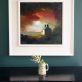 "At the End of the Day by Padraig McCaul original oil on canvas farmhouse cottage moody sky Irish artist Kilbaha Gallery contemporary art tourism Ireland