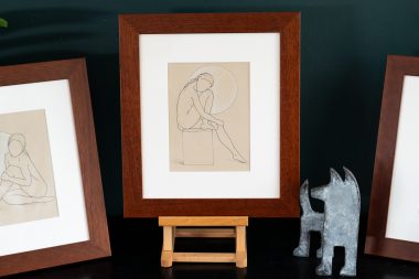 Adam Pomeroy Life Drawings female form studies original art original sketches drawings Irish art Kilbaha Gallery