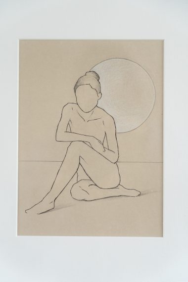 Adam Pomeroy Life Drawings female form studies original art original sketches drawings Irish art Kilbaha Gallery