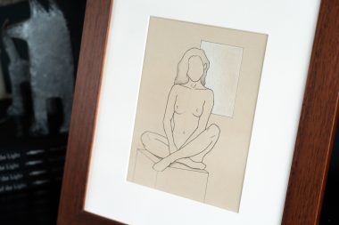 Adam Pomeroy Life Drawings female form studies original art original sketches drawings Irish art Kilbaha Gallery