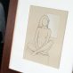 Adam Pomeroy Life Drawings female form studies original art original sketches drawings Irish art Kilbaha Gallery