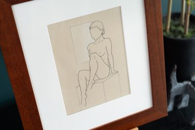 Adam Pomeroy Life Drawings female form studies original art original sketches drawings Irish art Kilbaha Gallery