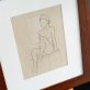 Adam Pomeroy Life Drawings female form studies original art original sketches drawings Irish art Kilbaha Gallery