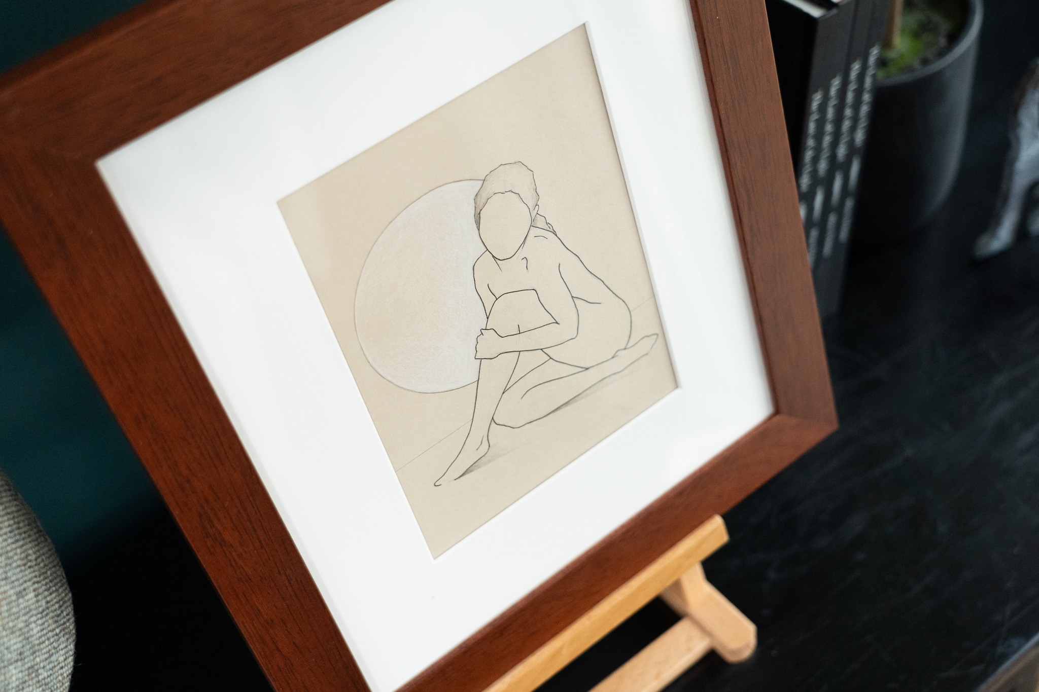 Adam Pomeroy Life Drawings female form studies original art original sketches drawings Irish art Kilbaha Gallery