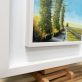 Mary Roberts landscape oil on canvas trees rural road warm palette beautiful small original work framed Irish art Interiors Kilbaha Gallery