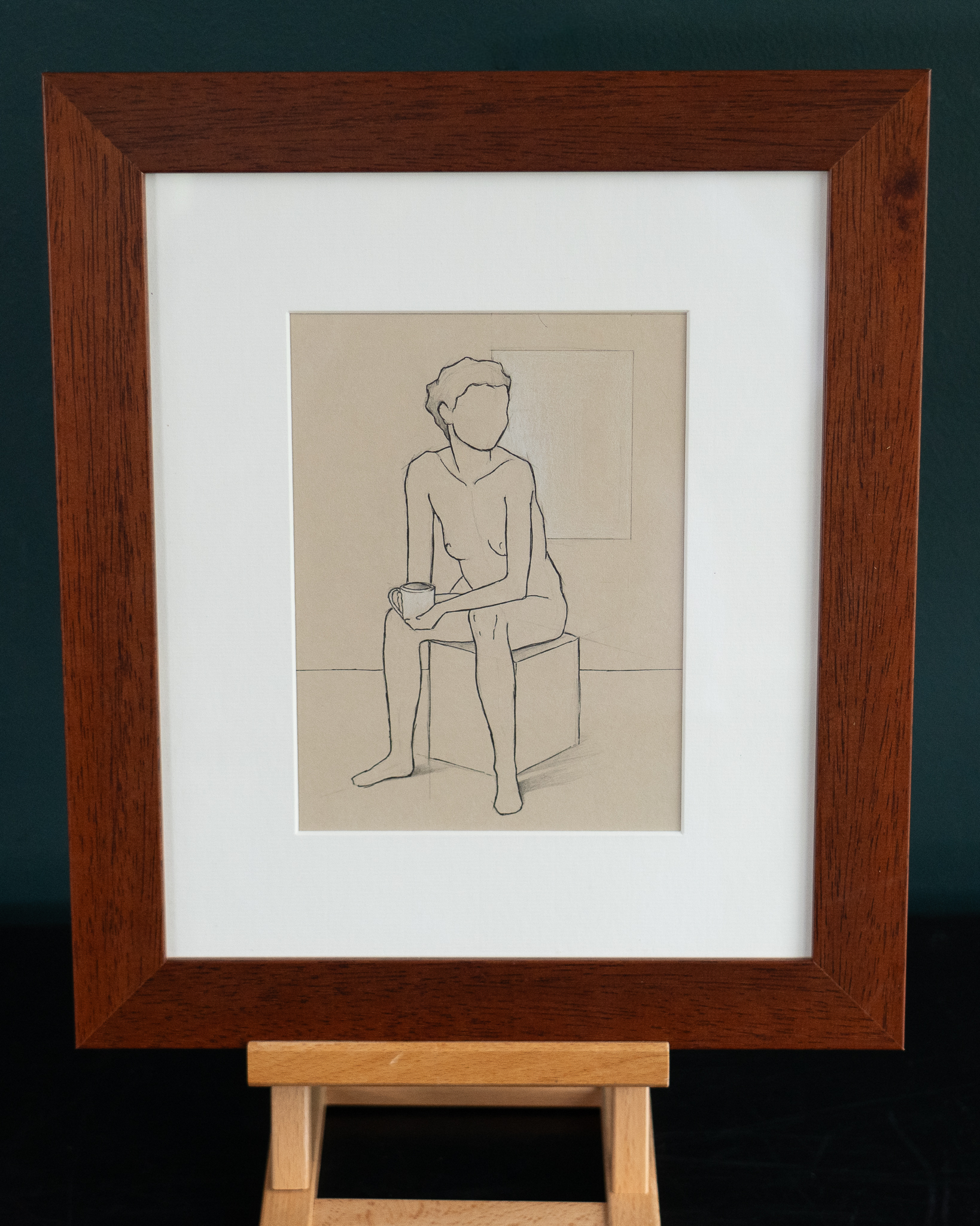 Adam Pomeroy Life Drawings female form studies original art original sketches drawings Irish art Kilbaha Gallery
