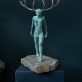 Adam Pomeroy sculptor bronze statues bronze figure bronze stylised human form horned goddess resistance beautiful original Irish art patina beautiful pieces contemporary art Ireland Kilbaha Gallery gift