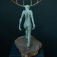 Adam Pomeroy sculptor bronze statues bronze figure bronze stylised human form horned goddess resistance beautiful original Irish art patina beautiful pieces contemporary art Ireland Kilbaha Gallery gift