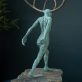 Adam Pomeroy sculptor bronze statues bronze figure bronze stylised human form horned goddess resistance beautiful original Irish art patina beautiful pieces contemporary art Ireland Kilbaha Gallery gift