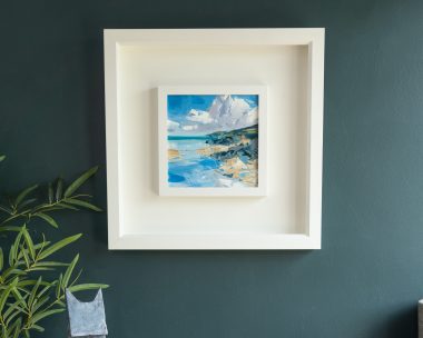 David Coyne original Irish art Oils on Canvas framed work Irish Wild Atlantic Way Seascape Incoming Tide painting Irish artwork Kilbaha Gallery