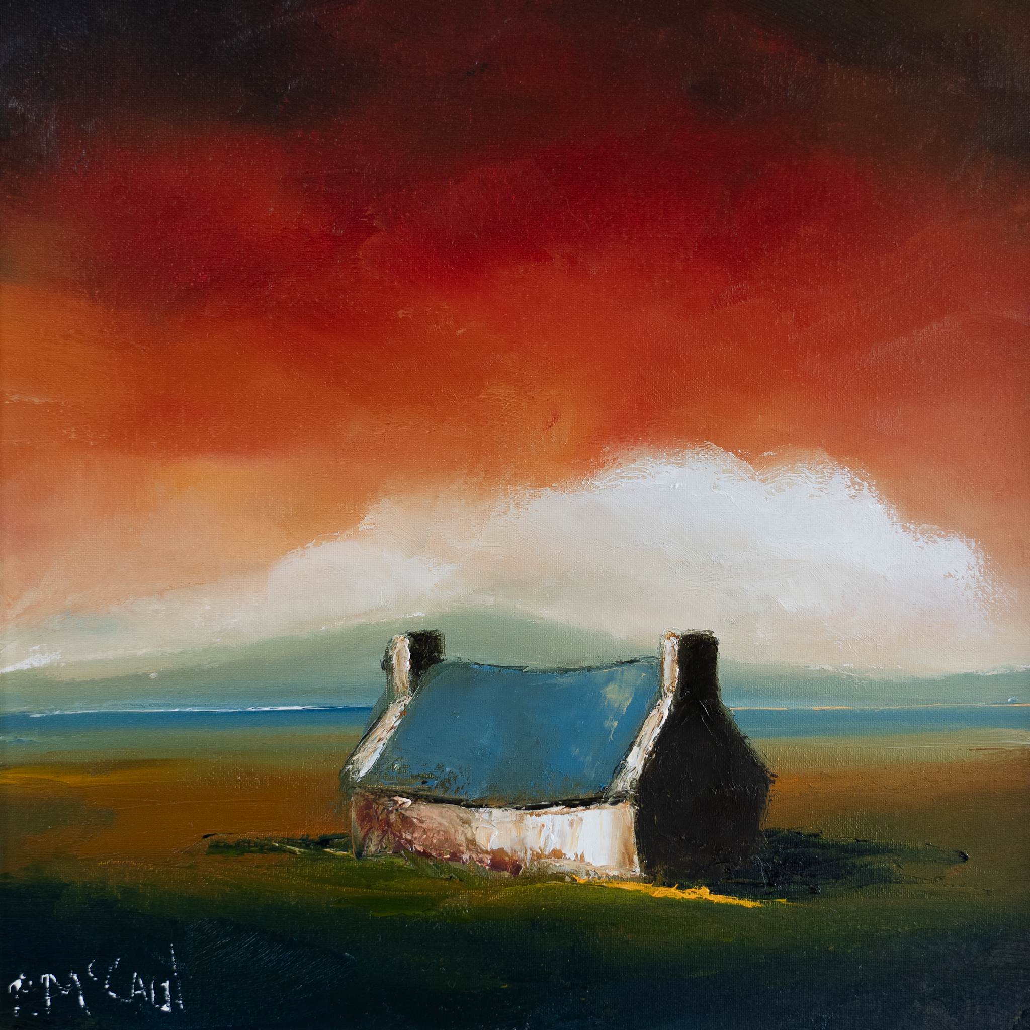 Padraig McCaul Kilbaha Gallery original Irish art Original Irish art oil painting cottage West of Ireland Irish interiors decor gift fine art house warming Kilbaha Gallery