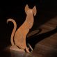 Cat Bronze Seamus Connolly tan brown Ireland Bronze statue bronze foundry Irish art original Irish contemporary art Kilbaha Gallery Seamus Connolly Ireland contemporary art Interiors