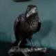 Adam Pomeroy Bronze Raven lifesize raven bronze statue sculptor contemporary Irish artist Irish art original Irish art Interiors art and interiors